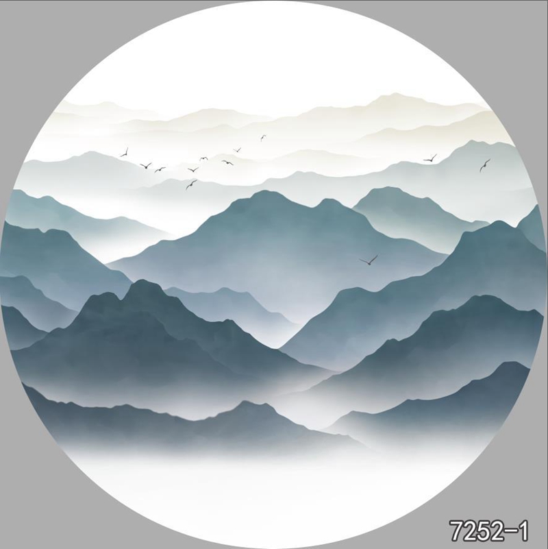 圆形夹画