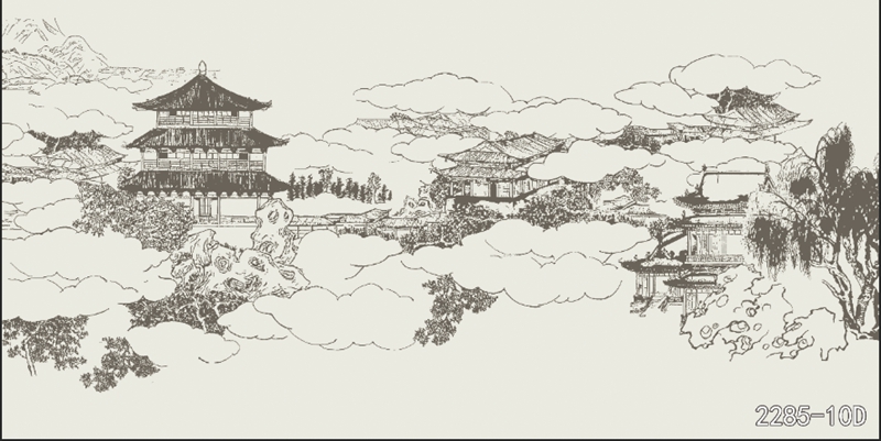 抽象横版
